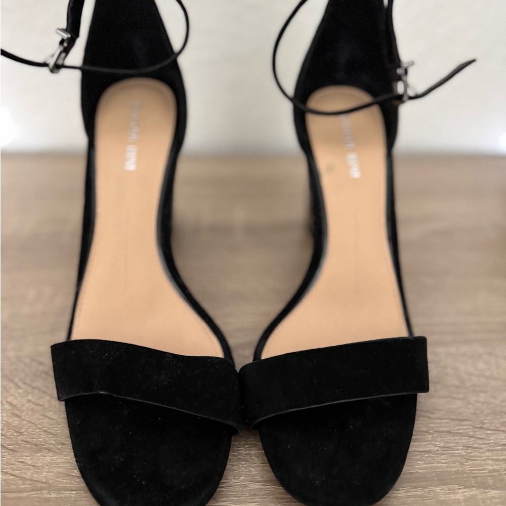 Giani Bernini Black Suede Heels